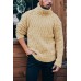 2021 Sweater High Collar Needle Men's Sweater