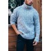 2021 Sweater High Collar Needle Men's Sweater