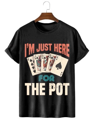 Retro Gambling Poker Short Sleeve T-Shirt